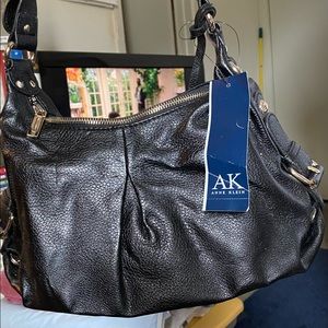Anne Klein Black and Gold Purse